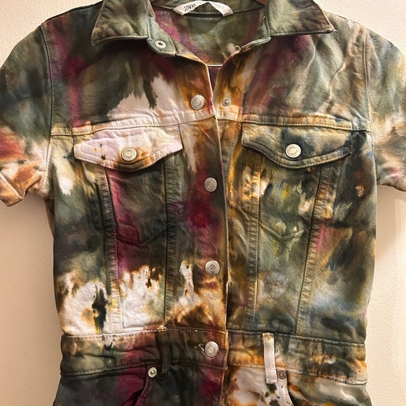 Hand Dyed Grateful Dead Inspired Jumpsuit - Picture 7 of 10